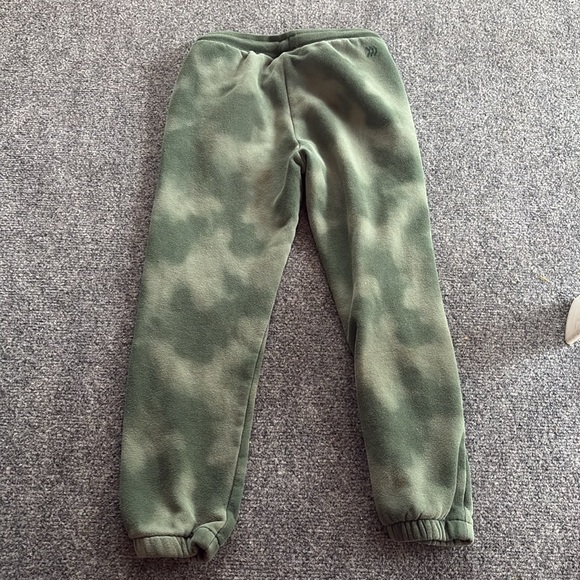 All in Motion Boy's Green Jogger Sweatpants with Drawstring - Size Small 6/7 - Picture 6 of 7